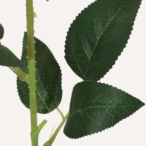 En elegant Ros rosa vanilj Vintage, Konstgjord ros 51 cm hög med naturligt utseende och känsla. Detaljerad utformning med realistiskt bladverk. 