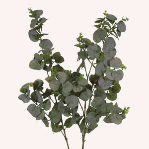 En elegant Eucalyptus snittgrönt, Konstgjord eucalyptus snittgrönt 81 cm hög med naturligt utseende och känsla. Detaljerad utformning med realistiskt bladverk. 