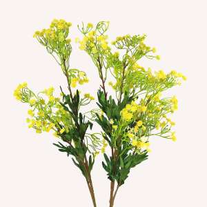 En elegant Hundkäx snittgrönt, Konstgjord hundkäx snittgrönt 70 cm hög med naturligt utseende och känsla. Detaljerad utformning med realistiskt bladverk. 