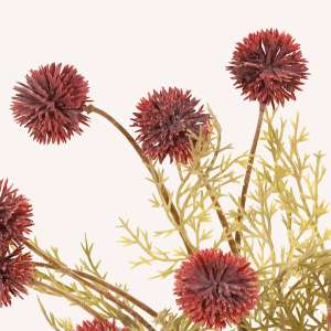 En elegant Melaleuca rosaröd snittgrönt, Konstgjord melaleuca snittgrönt 38 cm hög med naturligt utseende och känsla. Detaljerad utformning med realistiskt bladverk. 