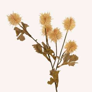 En elegant Martorn beige snittgrönt, Konstgjord martorn snittgrönt 50 cm hög med naturligt utseende och känsla. Detaljerad utformning med realistiskt bladverk. 